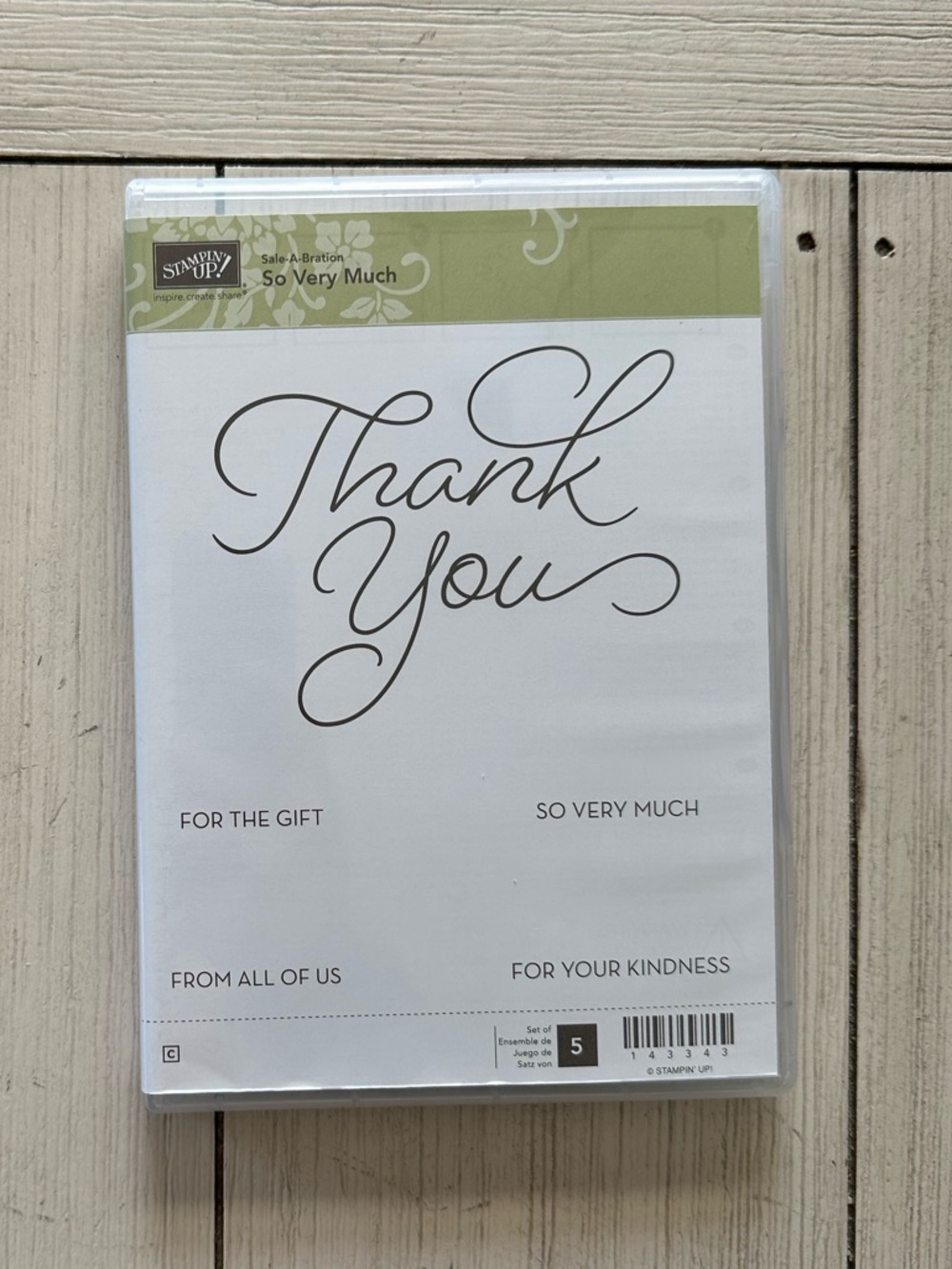 Stampin’ Up! So Very Much Stamp Set